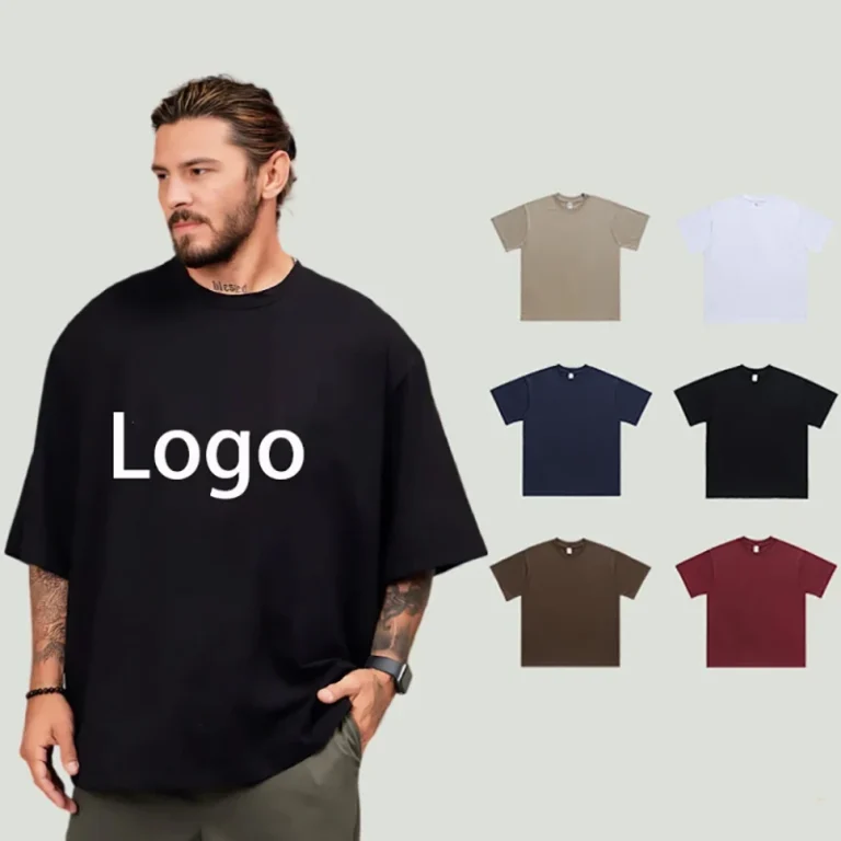 Custom-Graphic-Logo-Printing-Heavyweight-Cotton-Dropped-Shoulder-Plain-Blank-Oversize-Mens-T-Shirts