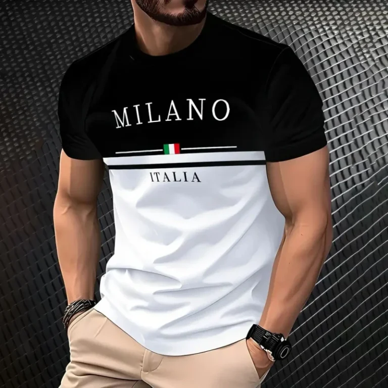 Custom-Graphic-Mens-Printed-T-shirt-Regular-Fit-Casual