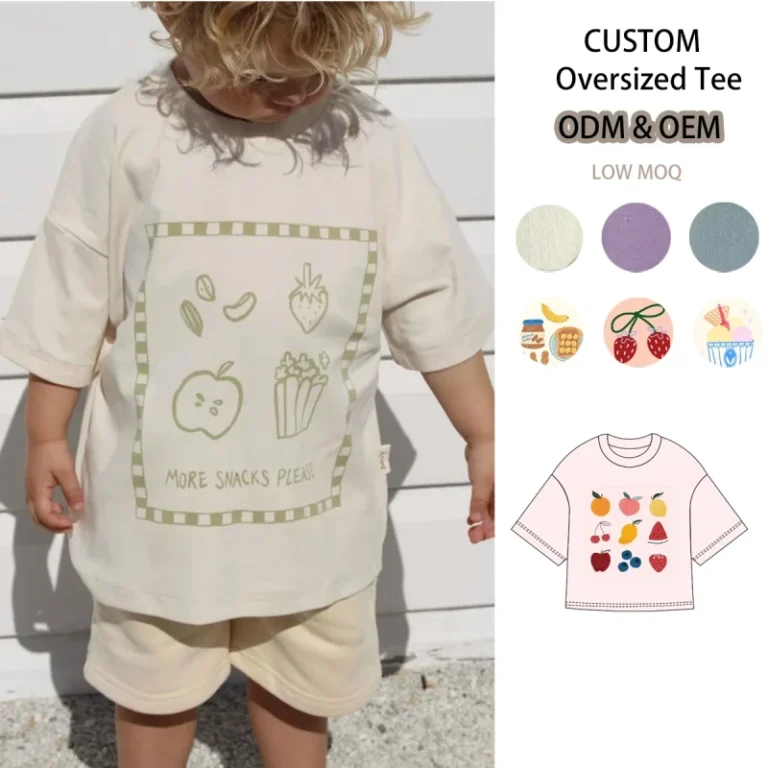 Custom-Graphic-Toddler-Kids-Boys-Oversized-Boxy-T-Shirt-Lightweight-100-Cotton-Short-Sleeve-Baby-Drop-Shoulder-Tee