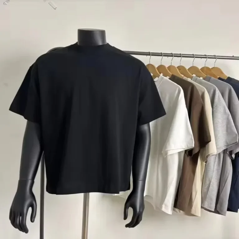 Custom-High-Quality-100Cotton-Oversized-Blank-Plain-Streetwear-T-Shirt-for-Men-DTG-Print-Cropped-T-Shirt-Boxy-t-Shirt
