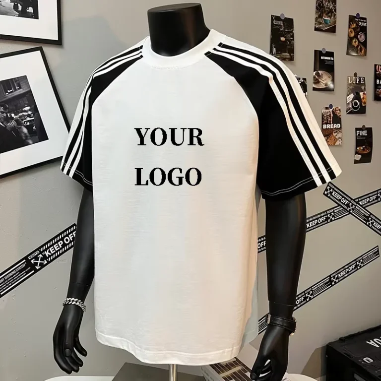 Custom-High-Quality-Classic-Black-White-Crew-T-Shirt-Breathable-Basic-Oversized-Minimalist-Casual-Cotton-Wear-t-Shirt-for-Men