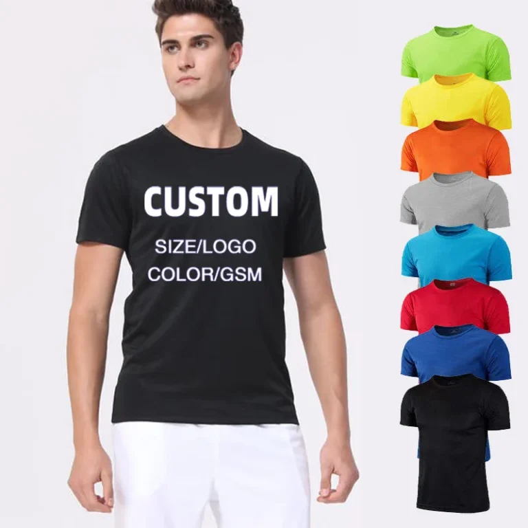 Custom-High-Quality-Gym-150-Gsm-Customize-Tee-Shirt-Quick-Sports-Breathable-Polyester-Tshirts-Blank-Spandex-Dry-T-Shirts