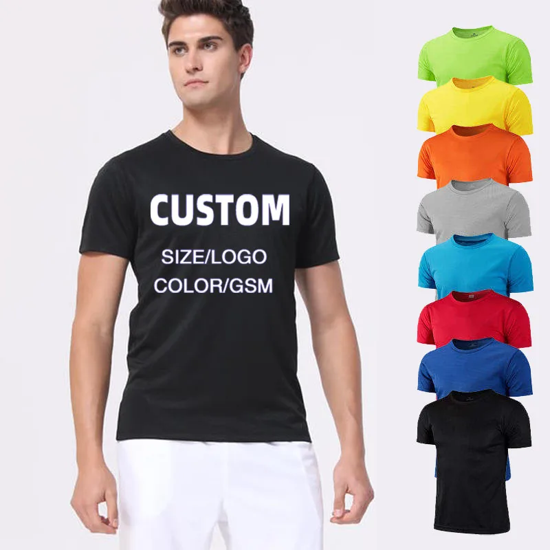 Custom-High-Quality-Gym-150-Gsm-Customize-Tee-Shirt-Quick-Sports-Breathable-Polyester-Tshirts-Blank-Spandex-Dry-T-Shirts