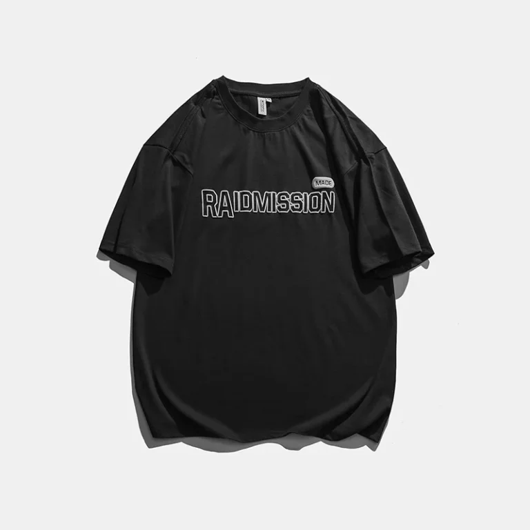 Custom-High-Quality-Mens-Loose-3D-Puff-Foam-Print-T-Shirt
