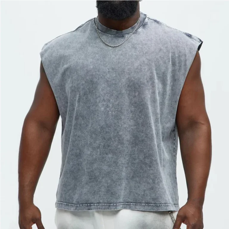 Custom-Highest-270gsm-100-Cotton-Graphic-Tees-Acid-Washed-Muscle-Sleeveless-Shirt-Mens-Blank-Plain-T-Shirts