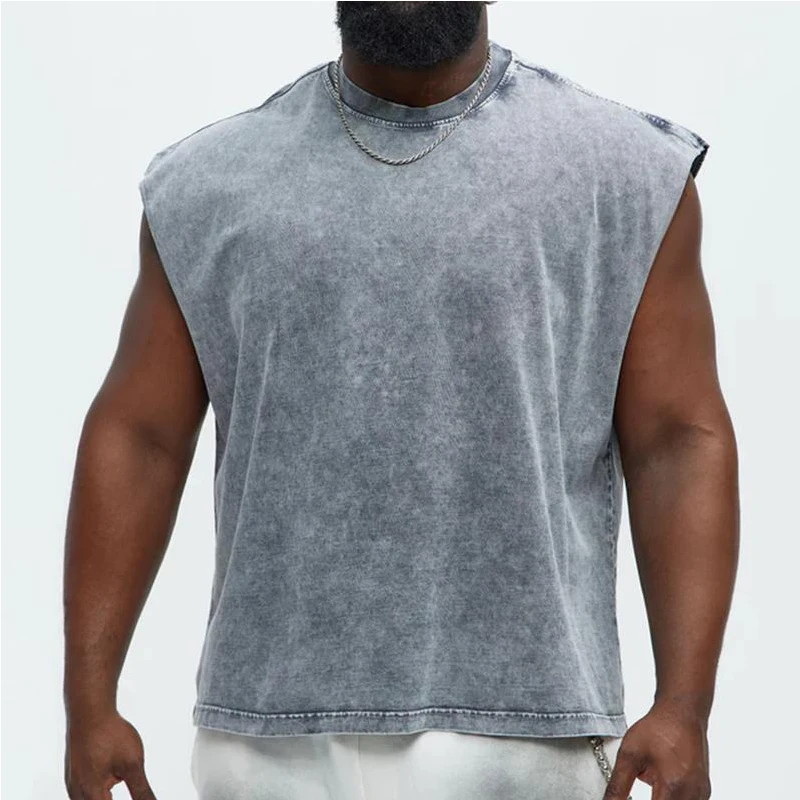 Custom-Highest-270gsm-100-Cotton-Graphic-Tees-Acid-Washed-Muscle-Sleeveless-Shirt-Mens-Blank-Plain-T-Shirts
