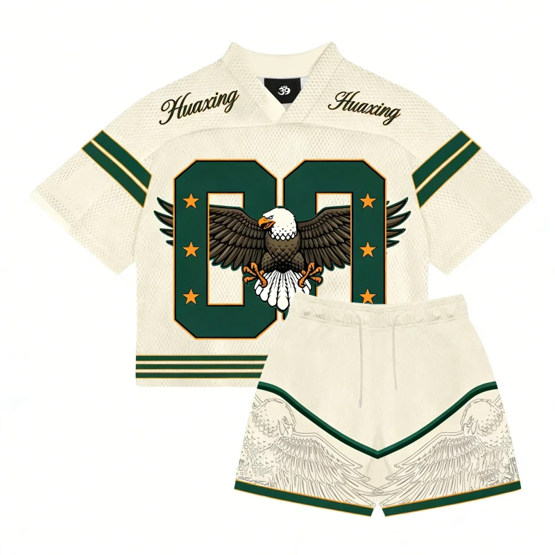 Custom-Jersey-Mesh-Shorts-Full-Set-Boxy-T-Shirt-Digital-Print-Quick-Dry-Soccer-Basketball-Football-Mens-T-Shirt-Sets
