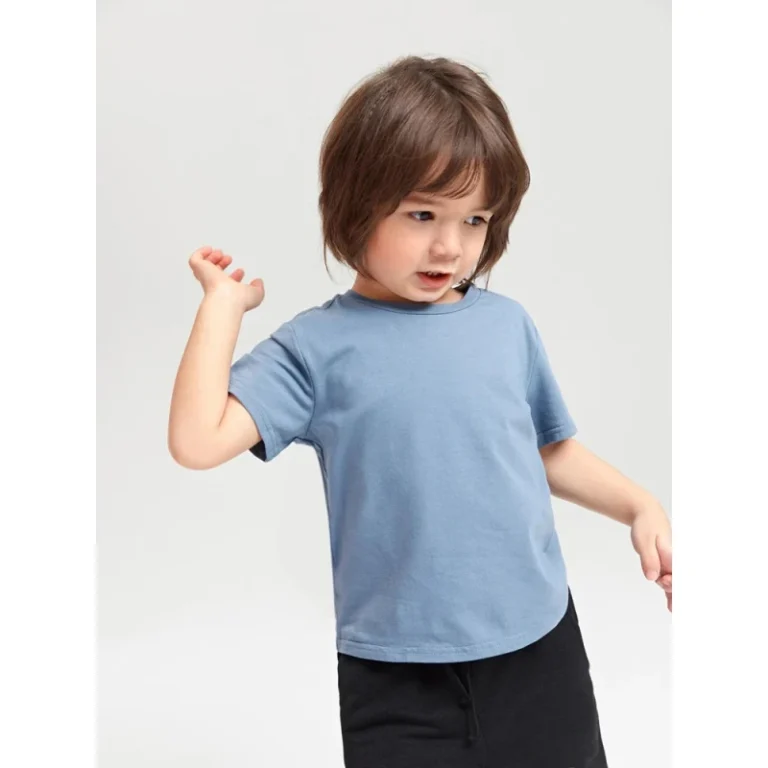 Custom-Kids-T-Shirts-Plain-Casual-T-Shirt-for-Kids-Cotton-T-Shirt-Boys