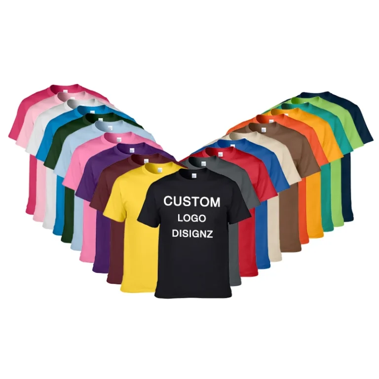 Custom-LOGO-T-Shirt-100Cotton-Unisex-Blank-Dark-Color-Tee-Oversize-Mens-Embroidery-T-shirt-Custom-logo-Puff-Print