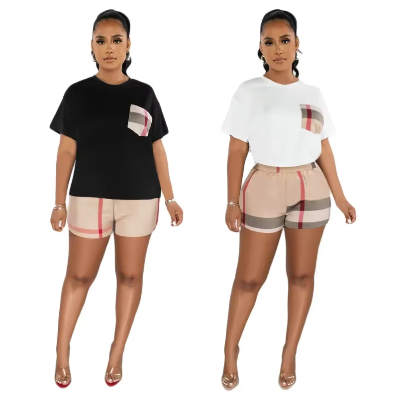 Custom-Ladies-New-Design-Summer-t-Shirt-Sets-Plain-Cotton-Ladies-T-shirts-Ladies-t-Shirts