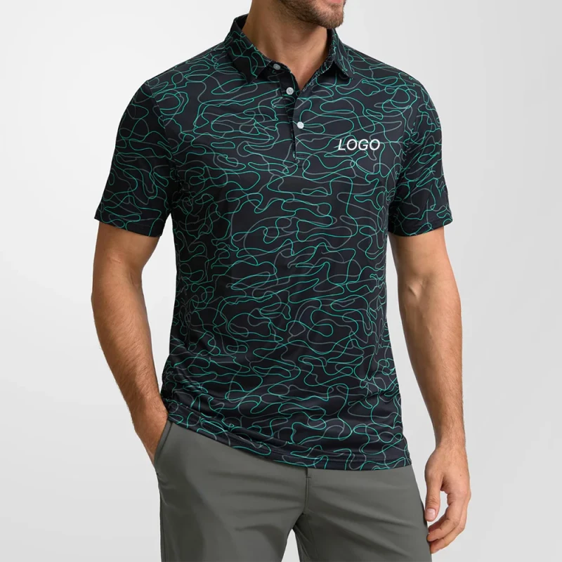 Custom-Lightweight-Breathable-88-Polyester-12-Andex-Mens-Golf-Shirt-Quick-Dry-Golf-T-Shirt-Lightweight-Polo-Shirts-Printed