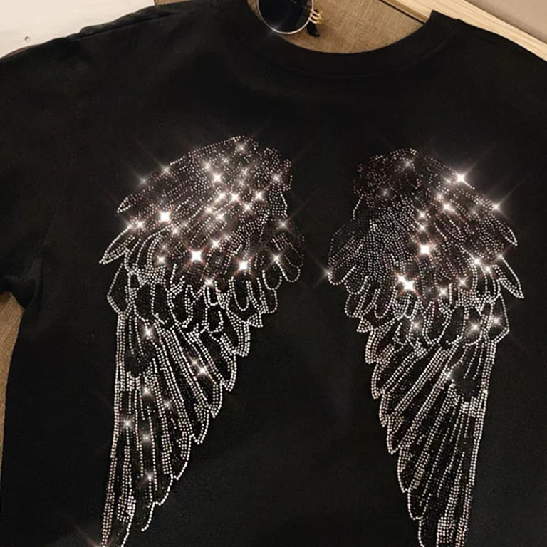 Custom-Logo-100-Cotton-Crew-Neck-T-Shirt-with-Print-and-Pattern-High-Quality-Rhinestone-Design