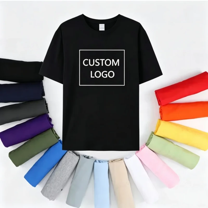 Custom-Logo-100-Cotton-Sublimation-Breathable-Crew-Neck-Short-Sleeve-Unisex-T-Shirt