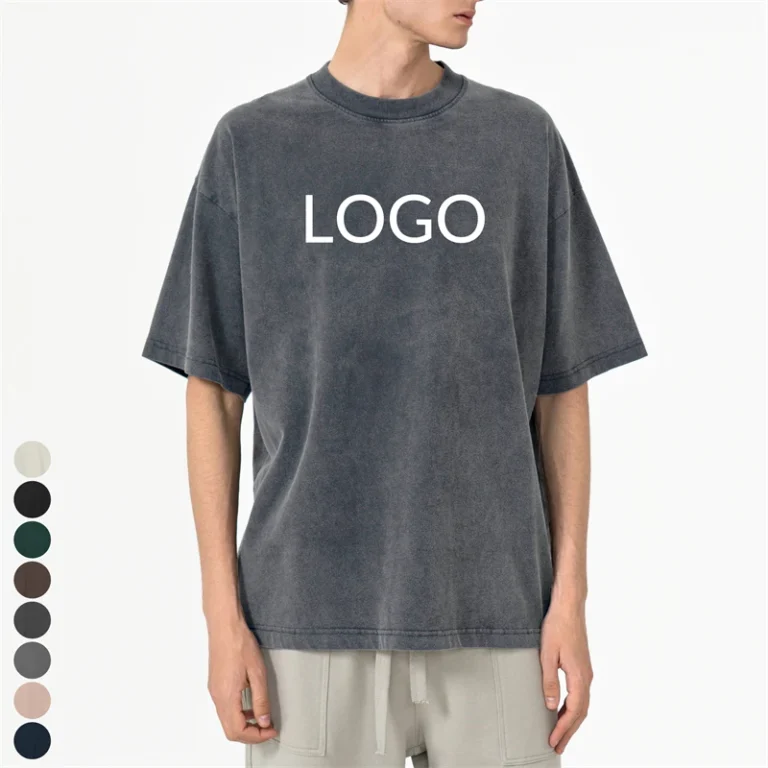 Custom-Logo-Acid-Washed-Heavy-100-Cotton-Unisex-T-shirt-275-Gsm-Mens-Blank-Plain-Premium-Quality-Vintage-T-Shirt-For-Men