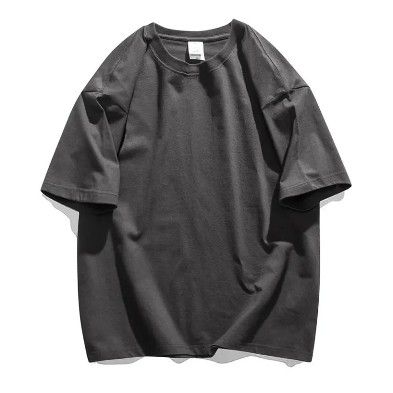 Custom-Logo-Blank-Loose-Blank-T-Shirt-Plain-Unisex-Breathable100-Mens-Cotton-T-shirts-1