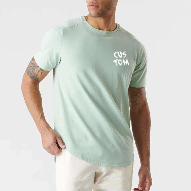 Custom-Logo-Blank-T-Shirt-for-Men-180-GSM-Bamboo-Hemp-Organic-Cotton-Blend-Breathable-Eco-Friendly-Casual-Wear-Tee