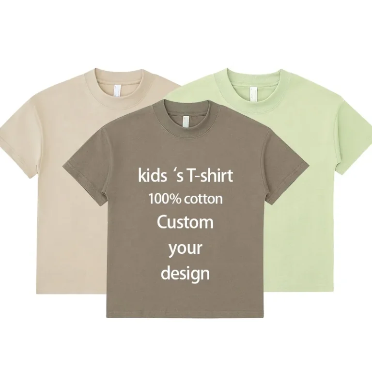 Custom-Logo-Boys-Shirt-Cotton-Short-Sleeve-High-Quality-T-Shirts-Girls-Solid-T-Shirts-for-Kids-Boys-Tops-Summer-Tshirts-Oversize