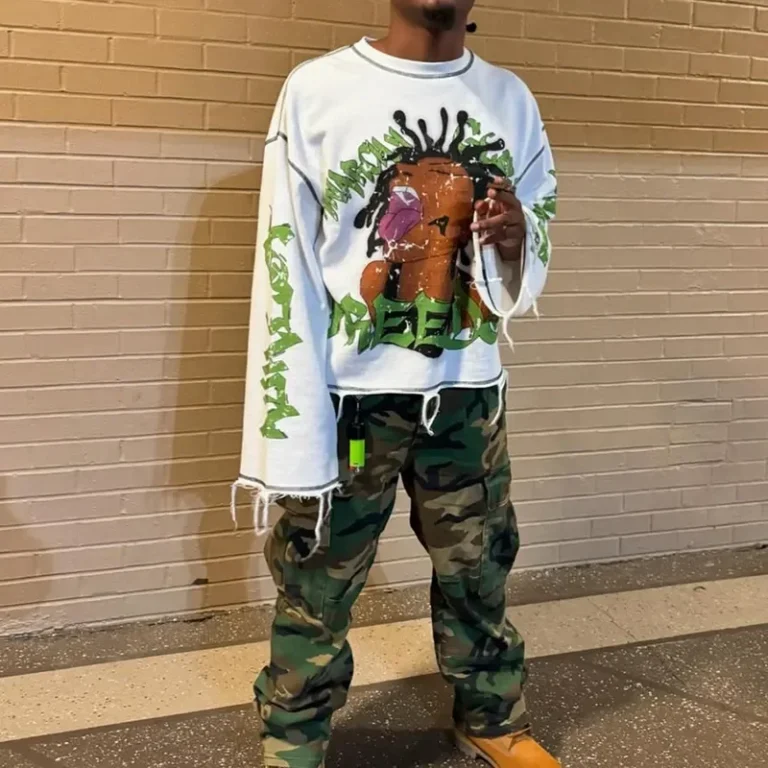 Custom-Logo-Heavy-Cotton-DTG-Printing-Distressed-Raw-Hem-T-Shirt-Contrast-Washed-Oversize-Hip-Hop-Streetwear-Long-Sleeve-T-Shirt
