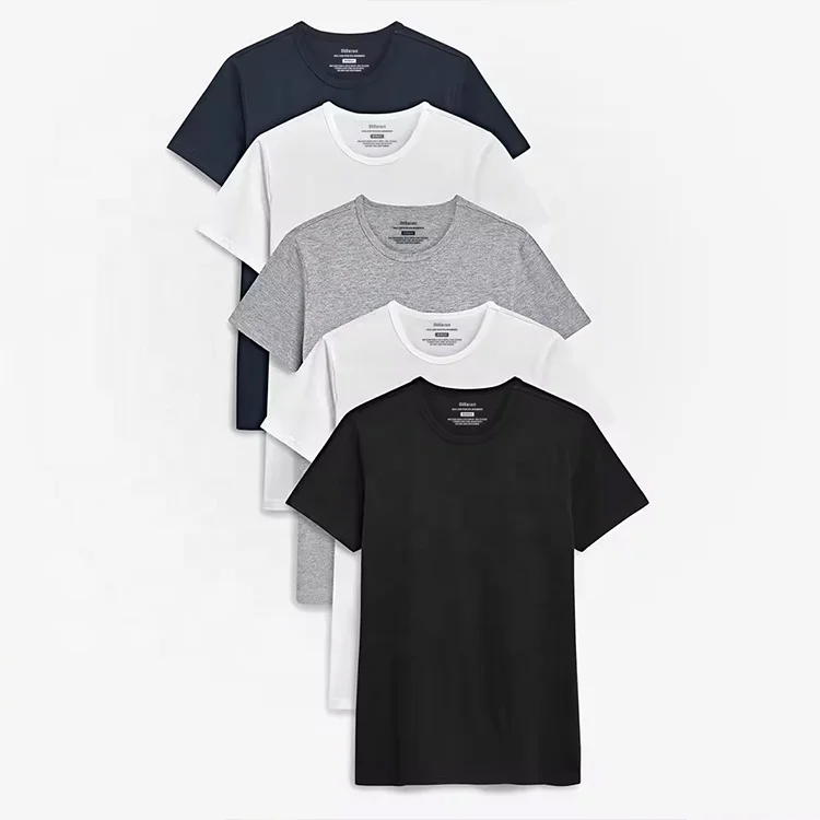Custom-Logo-High-Quality-100-Cotton-Crew-Neck-Tshirt-for-Men-280gsm-Heavy-Weight-Tshirt