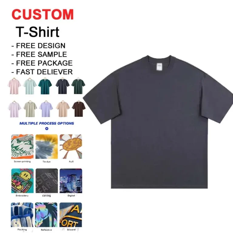 Custom-Logo-High-Quality-Summer-100-Organic-Cotton-Knitted-Oversized-Mens-T-Shirt-Heavy-300gsm-Eco-Friendly-Streetwear
