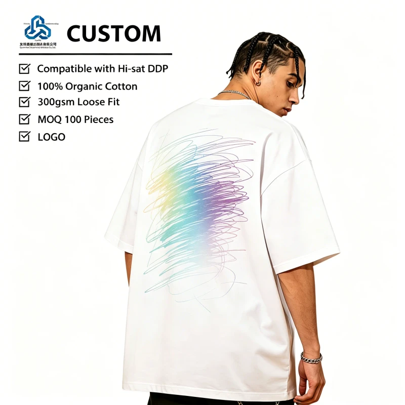 Custom-Logo-Jersey-Cotton-Breathable-Skull-Pattern-Blank-Oversized-Streetwear-Men-T-Shirt