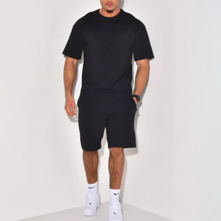 Custom-Logo-Men-T-Shirt-Set-OEM-Short-Sleeve-Tees-for-Sportswear-Streetwear-Gym-Training-and-Brand-Promotion