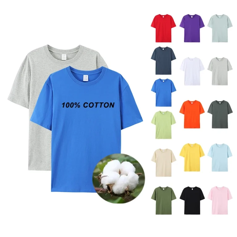 Custom-Logo-Men-Tshirt-Printing-100-Cotton-T-Shirt-Blank-Women-Tshirts-Casual-Adults-Knitted-Plain-Dyed-10-Pcs-1