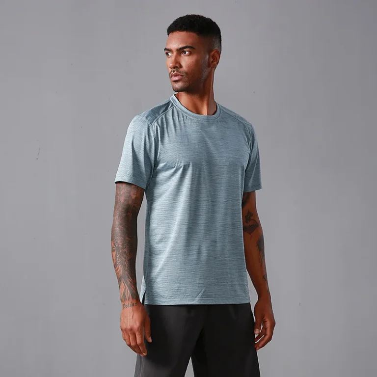 Custom-Logo-Men-Workout-T-Shirt-Quick-Dry-Training-Top-Polyester-T-Shirt-Gym-Men