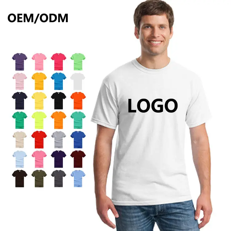 Custom-Logo-Mens-100-Cotton-O-Neck-Casual-T-Shirt-Blank-Digital-Printing-Silk-Screen-Printing-Design-Pattern-Regular-Tshirts