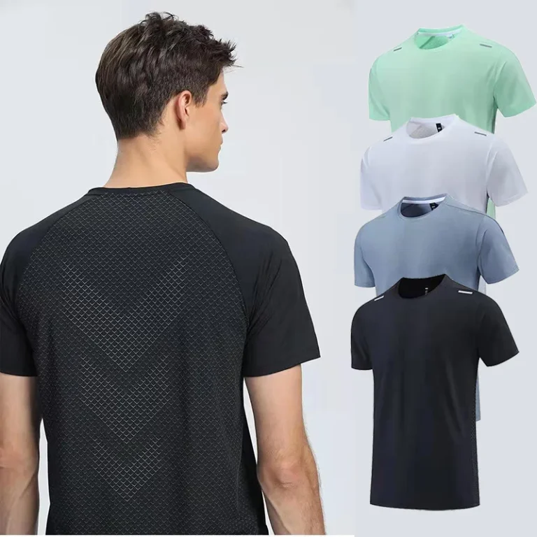 Custom-Logo-Mens-Quick-Drying-Workout-Shirts-Breathable-Crewneck-Performance-T-Shirts-Cooling-Short-Sleeve-Athletic-Gym-Shirt