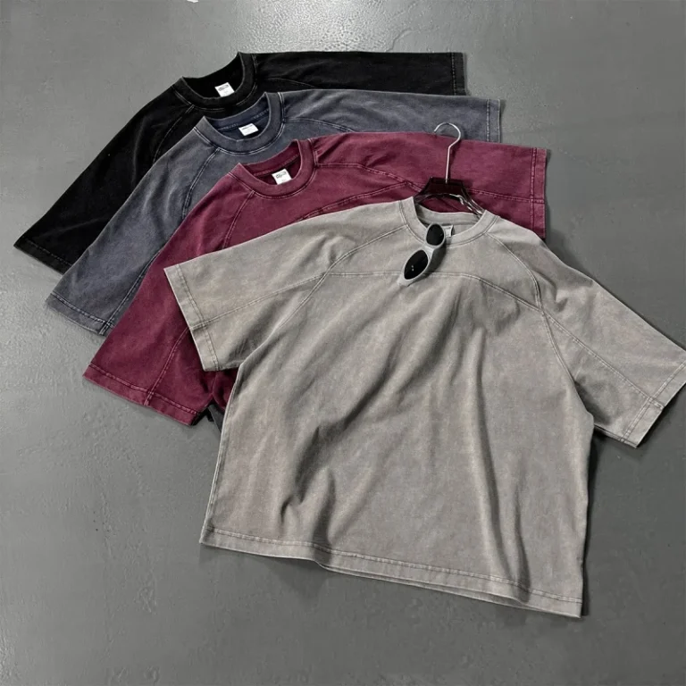 Custom-Logo-Mens-T-Shirts-Spring-Summer-Heavyweight-100-Cotton-Regular-Fit-Drop-Shoulder-Blank-Eco-Friendly-230g-T-shirt