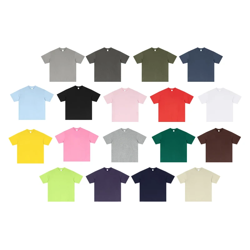 Custom-Logo-Mens-Tshirts-Streetwear-Short-Sleeve-T-Shirt-Heavyweight-Blank-Plain-Tee