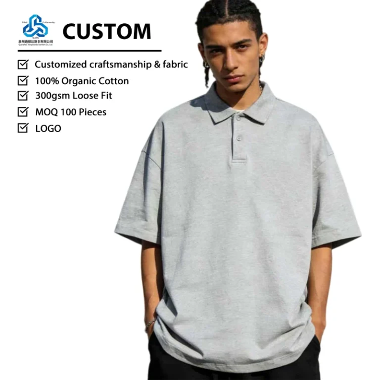 Custom-Logo-Organic-Cotton-Heavyweight-Solid-Formal-Shirt-Plain-Knit-Ribbed-Collar-Anti-pilling-Timeless-Comfort-Quiet