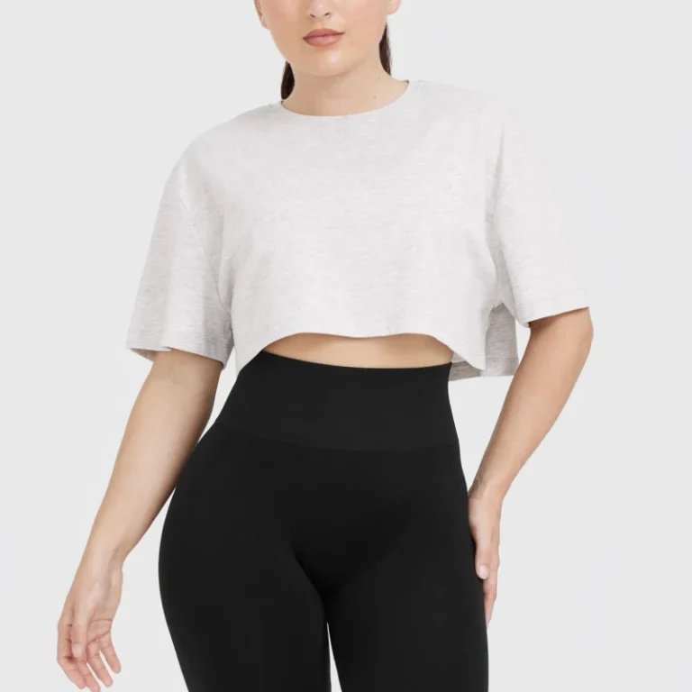 Custom-Logo-Plain-Gym-Sports-T-Shirts-Womens-Cropped-Relax-Fit-Workout-T-Shirts