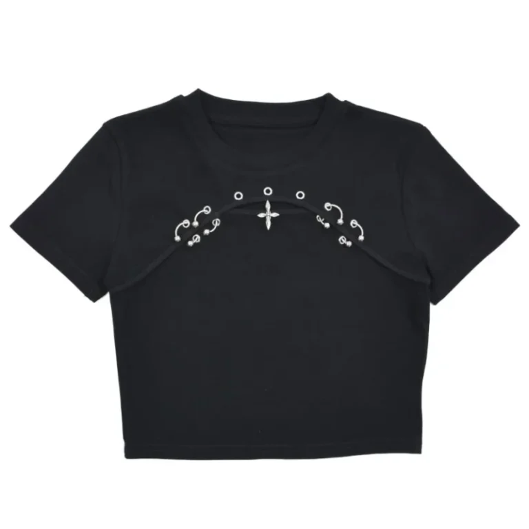 Custom-Logo-Plain-T-Shirt-Black-Short-Sleeve-Tee-100-Cotton-T-Shirt-with-Ornament