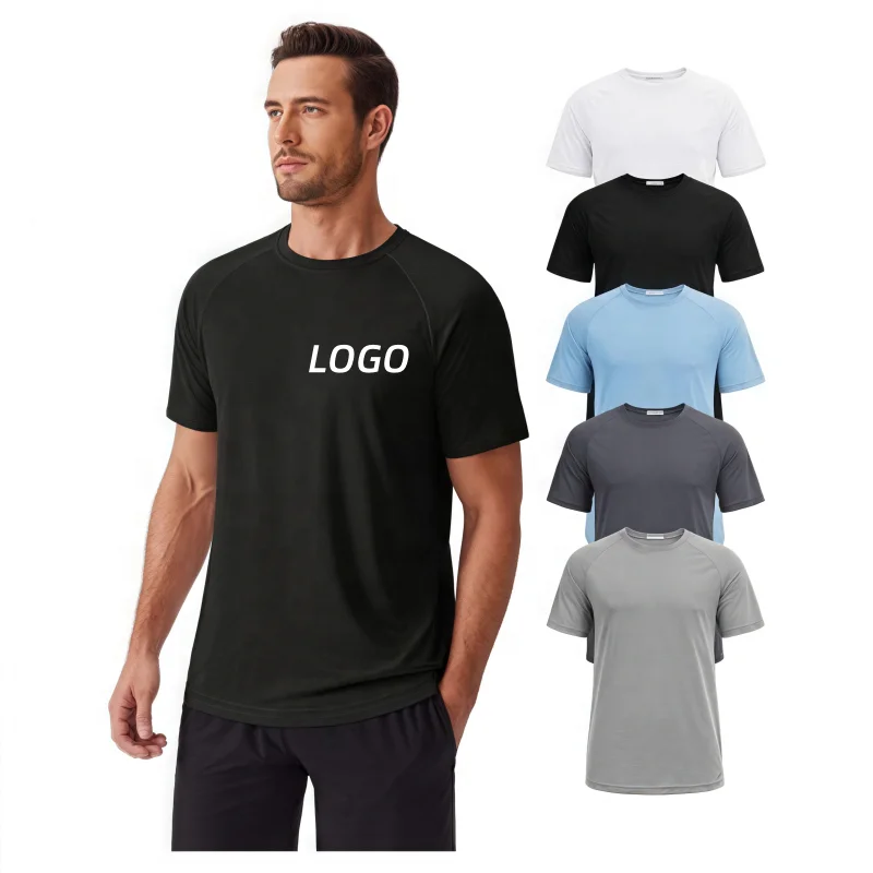 Custom-Logo-Polyester-Quick-Dry-Running-Fitness-Clothing-T-shirt-Mesh-Fabric-Workout-Athletic-Gym-Sport-Mens-Muscle-T-Shirt