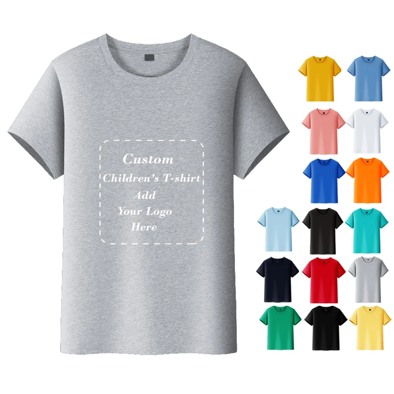 Custom-Logo-Printing-Kids-T-Shirt-100-Cotton-Plain-Kids-Girls-Boys-T-Shirts-Childrens-T-shirts-Short-Sleeve-Quick-Dry-Tshirt