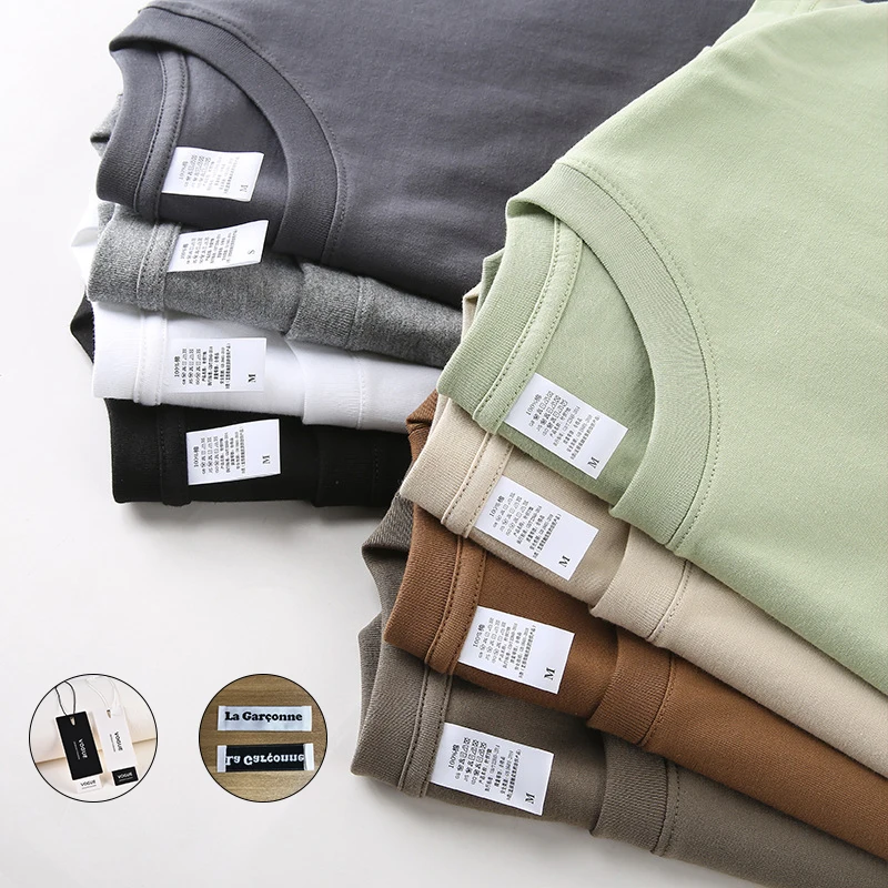 Custom-Logo-Screen-Printing-T-Shirt-for-Men-Print-Plain-Oversized-Heavyweight-T-shirt-Plus-Size-Mens-T-shirts