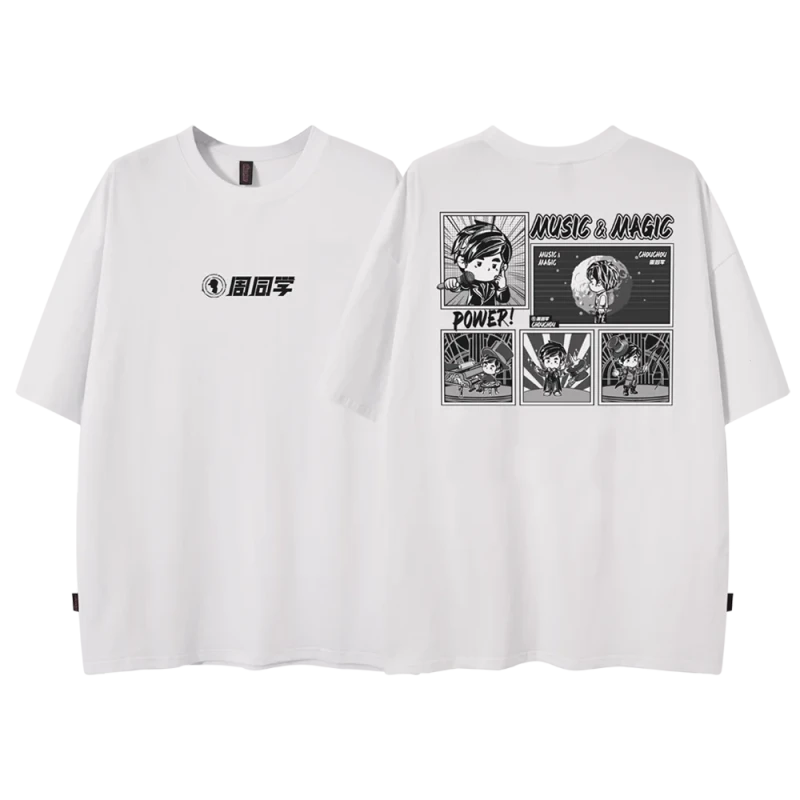 Custom-Logo-Silk-Screen-Printed-Mens-T-Shirt-100-Cotton-Oversized-Boxy-Fit-Short-Sleeve-260g-Breathable-Hip-Hop-Style