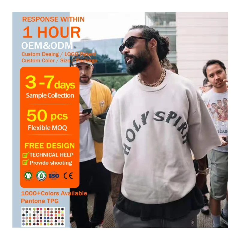 Custom-Logo-Streetwear-3D-Printed-100-Cotton-Jersey-T-Shirt-for-Men-Hip-Hop-Style-Oversized-Raw-Hem-Curved-Hem-Plain-T-Shirts
