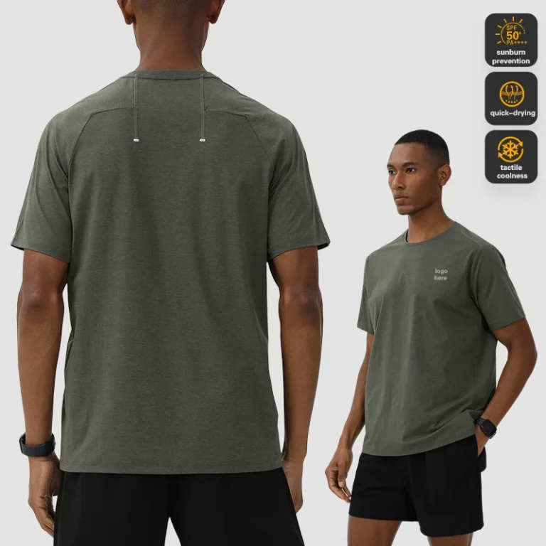 Custom-Logo-Streetwear-High-Quality-Lightweight-155G-100-Polyester-Tshirt-Sport-Running-T-Shirts-Men-Gym-T-shirt