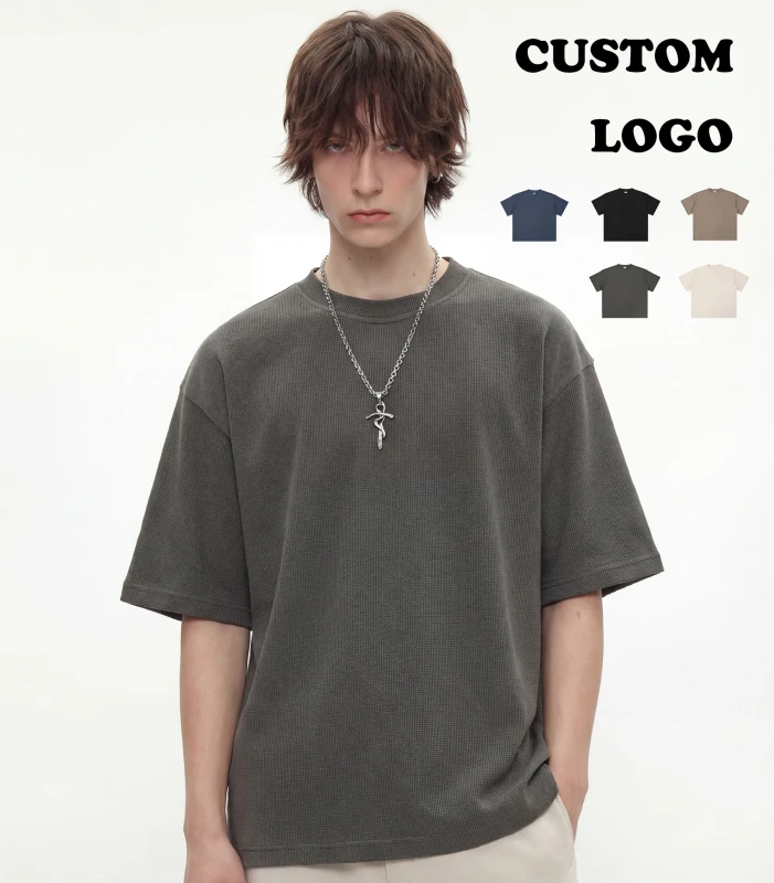 Custom-Logo-T-Shirt-Heavyweight-Short-Sleeve-Summer-Embroidery-Logo-Design-Streetwear-Personalized-Mens-T-Shirts