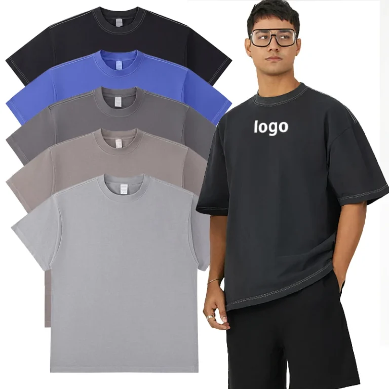 Custom-Logo-T-shirt-High-Quality-Washable-Cotton-Digital-Printing-Logo-320g-Men-Plain-O-neck-Dtf-Custom-T-Shirt-Size-Labels