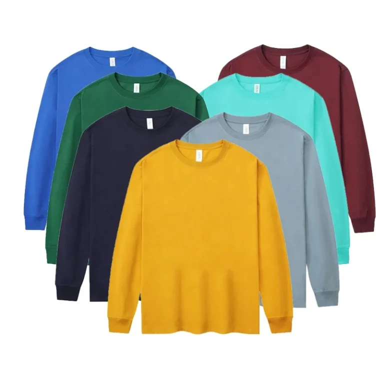 Custom-Logo-Tall-Long-Sleeve-T-shirts-High-Quality-Long-Sleeve-T-shirt-for-Men-100-Cotton-Bulk-Long-Sleeve-T-shirts