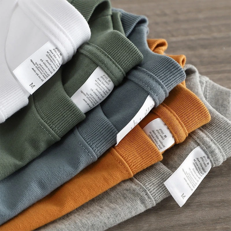 Custom-Logo-Tee-T-Shirt-Mutil-Color-Personalized-Men-T-shirt-Heavyweight-100-Cotton-Plain-T-Shirt-Blank