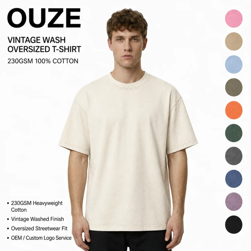 Custom-Logo-Vintage-Solid-230gsm-100-Cotton-Oversized-Drop-Shoulder-Design-Plus-Size-Mens-T-Shirts-Streetwear-Tee-Unisex