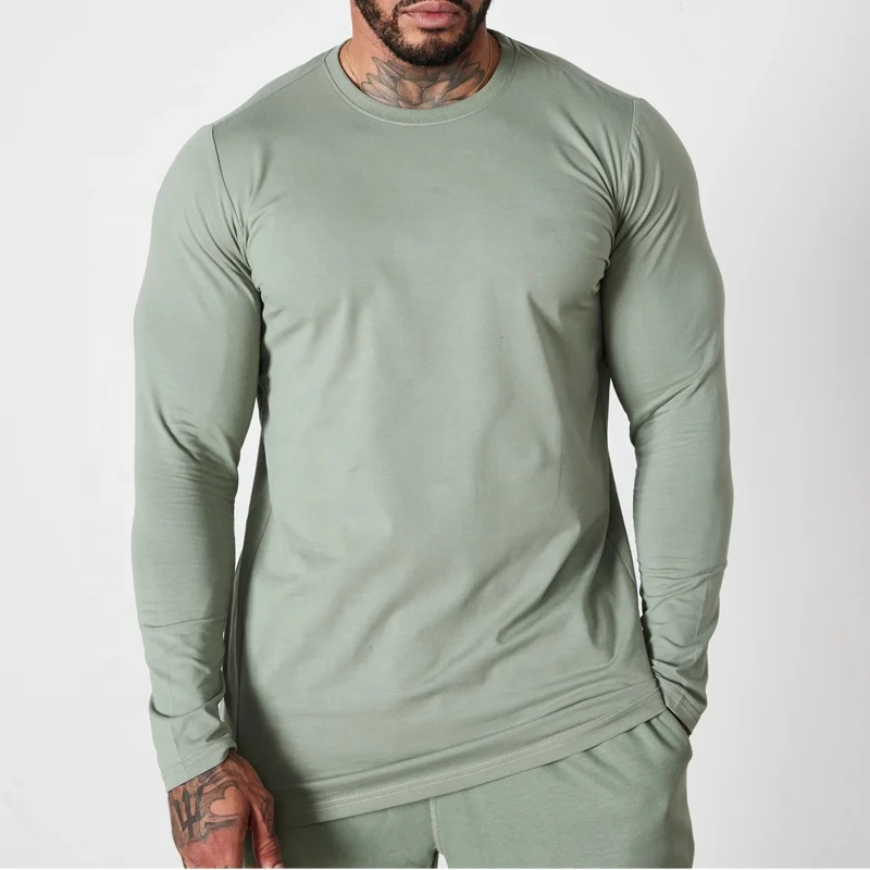 Custom-Long-Sleeve-T-Shirt-Breathable-T-Shirts-Slim-Fitted-T-Shirts-for-Men