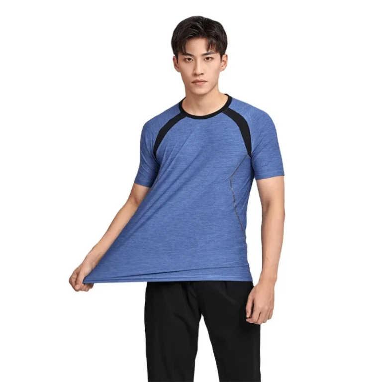 Custom-Men-Printed-Clothing-Shirt-Casual-Plain-Running-Suit-T-Shirt