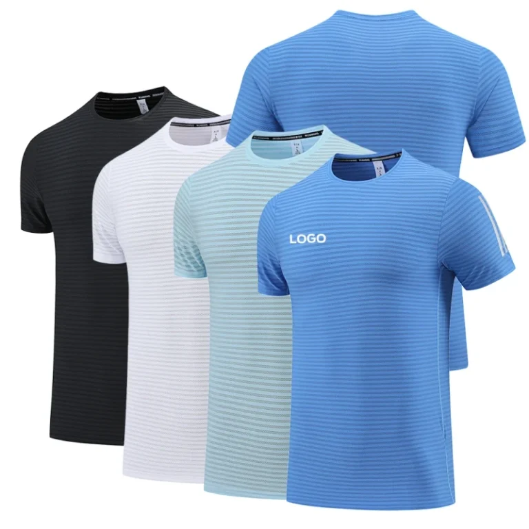 Custom-Men-Round-Neck-High-Elastic-T-shirts-Quick-Drying-Casual-Fitness-Tops-Outdoor-Running-T-shirts