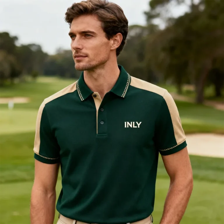 Custom-Men-and-Boy-Casual-Golf-T-Shirts-with-Rib-Collar-Stripe-Design-Short-Sleeves-Quick-Dry-Polo-Shirt